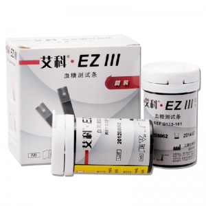 樂(lè )康醫療器械-浙江艾科血糖測試條艾科·EZⅢ型 50條