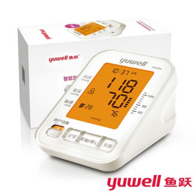 樂(lè )康醫療器械-魚(yú)躍臂式電子血壓計YE690A